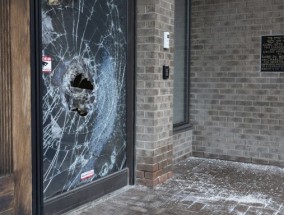 An arson attack targets a Montreal synagogue and a nearby Jewish office building is damaged